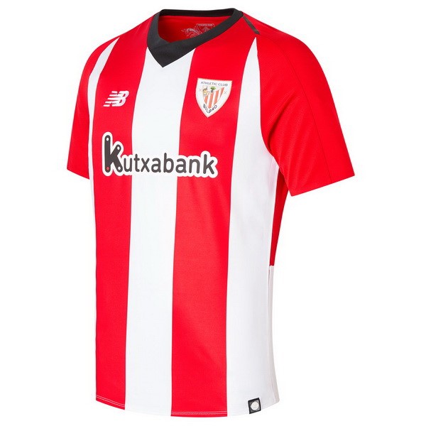 Athletic Bilbao Trikot Heim 2018-19 Rote Weiß Fussballtrikots Günstig